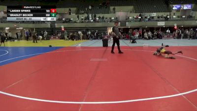 45 lbs Round 5 - Bradley Becker, Rum River Wrestling vs Landen Spinks, Thorn Wrestling Club