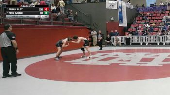 157 lbs Champ. Round 1 - Elijah Riley, Concord Christian School vs Finn Castle, Ensworth High School