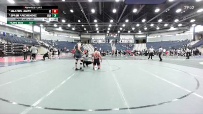 197 lbs 5th Place Match - Efren Arizmendez, Life University vs Marcus James, Georgetown (KY)