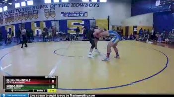 285 lbs Semifinal - Brock Barr, George Jenkins vs Elijah Vansickle, Osceola (Kissimmee)