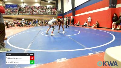 110 lbs Semifinal - Talli Washington, Woodland Wrestling Club vs Raeya Perkins, Team Tulsa Wrestling Club