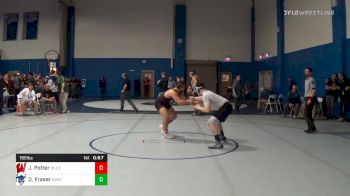 195 lbs Consolation - Jonah Potter, Wells vs Dj Fraser, Nashoba Tech