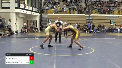 184 lbs Round Of 16 - Kyle Snider, Kent State vs Patrick Cutchember, Clarion