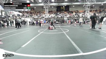 60 lbs Final - Lucille Spradling, F-5 Grappling vs Boston Clarke, South Central Punisher Wrestling Club