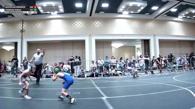 46 lbs Quarterfinal - Easton Saltenberger, Patriot Mat Club vs Christian Garcia, So Cal Hammers