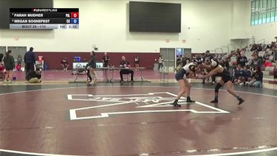110 lbs Quarterfinal - Farah Mudher, Palomar College vs Megan Sognefest, Cerritos College
