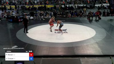 285 lbs Rnd Of 128 - Peyton Reiser, CA vs Jaydn Cooper, IA