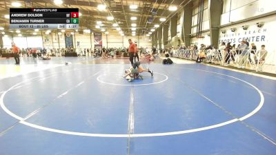 95 lbs Round Of 64 - Oliver Dunlavey, AK vs Braidyn Taby, MD