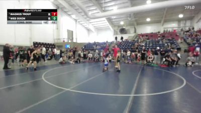 63 lbs Cons. Semi - Magnus Trout, Northside Wrestling Club vs Wes Dixon, Preston Warriors