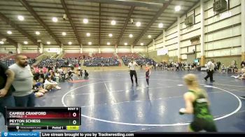 65 lbs Round 2 (6 Team) - Peyton Schiess, Oregon vs Camree Cranford, Utah Gold