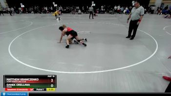 120 lbs Cons. Round 4 - Matthew Krawczenko, Lions Wrestling Club vs Danek Orellana, Texas