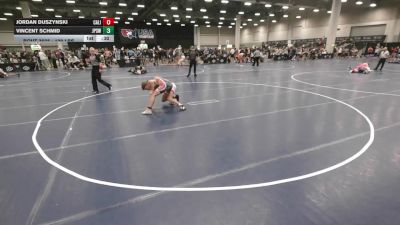 120 lbs Cons. Rd Of 32 - Jordan Duszynski, California vs Vincent Schmid, Jack Pine Savage Wrestling