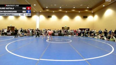 190 lbs Quarters - Caroline Hattala, Pennsylvania vs Madison Beauregard, New Hampshire