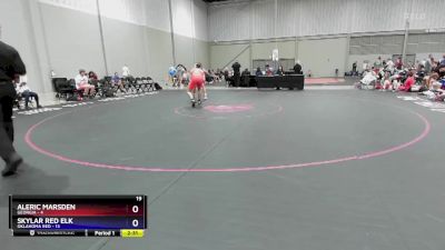 175 lbs Placement Matches (8 Team) - Aleric Marsden, Georgia vs Skylar Red Elk, Oklahoma Red