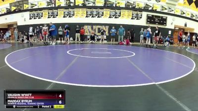 114 lbs Round 2 - Vaughn Wyatt, Franklin Wrestling Club vs Maddax Byrum, Warrior Regional Training Center