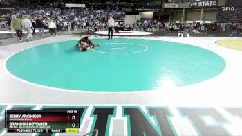 175 lbs Cons. Round 2 - Brandon Boyovich, Bethel AllStars Wrestling Club vs Jerry Arciniega, Ravens Wrestling