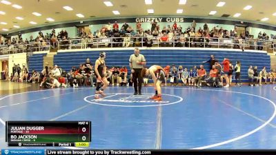 117 lbs Semis (4 Team) - Julian Dugger, Portage vs Bo Jackson, Indiana Creek