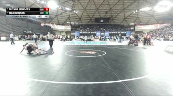 Girls 4A 120 lbs Cons. Round 2 - Maci Benson, Lewis And Clark (Girls) vs Eliyana Mendoza, Sunnyside (Girls)