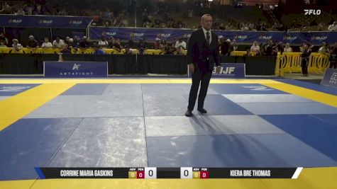 Kiera Bre Thomas vs Corrine Maria Gaskins 2026 Pan Kids Jiu-Jitsu IBJJF Championship