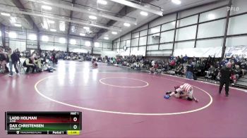 120 lbs Champ. Round 1 - Ladd Holman, Juab vs Dax Christensen, Bingham