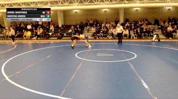 126 lbs Round 1 (16 Team) - Angel Martinez, Northwest vs Weston Green, Norton Community