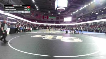 175 lbs Quarterfinal - Evan Serafine, Meridian vs Leo Klinger, Meridian