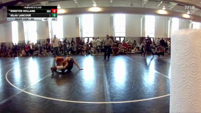 86 lbs Cons. Round 2 - Silas Lancour, Poquoson Athletic Association vs Winston Holland, Bulldog Wrestling Club