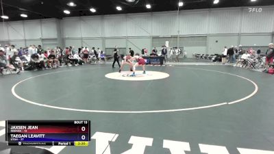 106 lbs Placement Matches (8 Team) - Jaxsen Jean, Indiana vs Taegan Leavitt, Utah