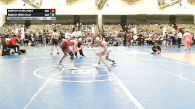 134-H lbs Round Of 16 - Tanner Donaruma, Duro vs MASON Wenhold, Saucon Wrestling