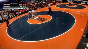 190 lbs Quarterfinals (8 Team) - Seth Rote, Oregon vs Ryan Rink, Tolono (Unity)