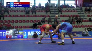 70 kg 1/8 Final - Yoshinosuke Aoyagi, Japan vs Narek Pohosian, Ukraine