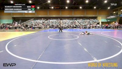 60 lbs Final - Scarlett Mckeown, Mat Assassins vs Mercedes Banegas, Poway Elite