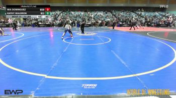 73 lbs 5th Place - Mia Dominguez, Crusader Wrestling vs Kathy Waldron, Milo Wrestling Club