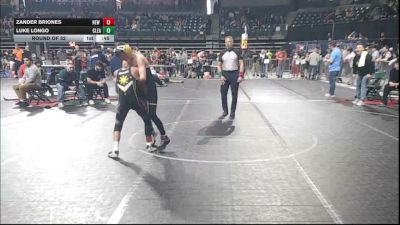 95 lbs Round Of 32 - Zander Briones, New Milford vs Luke Longo, Clearview