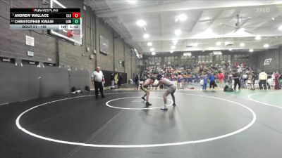 132 lbs Champ. Round 1 - Christopher Kwasi, Lompoc vs Andrew Wallace, Cabrillo