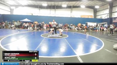 75 lbs Cons. Round 2 - Wyatt Sale, Hawk Wrestling Club vs Grady Estrada, Fighting Squirrels