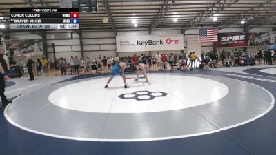65 kg Champ. Rd Of 128 - Conor Collins, West Point Wrestling Club vs Draven Johns, SCSU