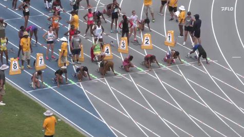 Youth Girls' 100m, Finals 8 - Age 17-18