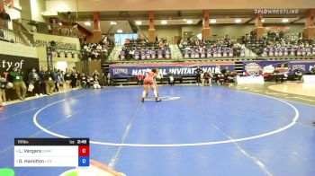 191 lbs Quarterfinal - Lilliana Vergara, Campbellsville vs Gabrielle Hamilton, Life U (Georgia)