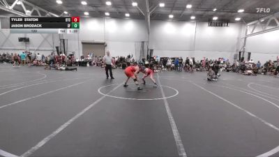 120 lbs Round 3 (4 Team) - Tyler Staton, Botetourt TC vs Jason Brodack, Sly Fox