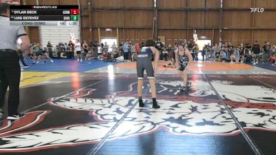 106 lbs Consolation - Dylan Deck, Germantown Academy/river Wrestling Club vs Luis Estevez, Savage Wrestling Academy, Oceanside Hs
