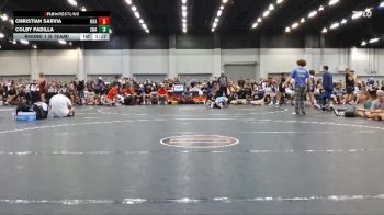 144 lbs Round 1 (6 Team) - Christian Sarvia, MF Army vs Colby Padilla, Slate Wrestling Academy