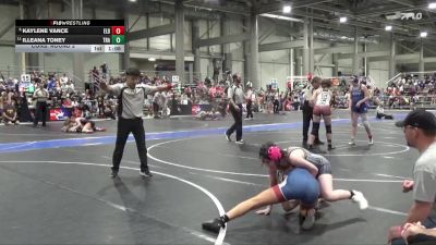 110 lbs Cons. Round 2 - Illeana Toney, Trailblazer vs Kaylene Vance, ElDorado