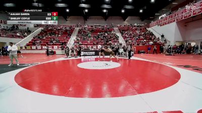 HS 140 lbs Semifinal - Aaliah Garza, Garden City HS vs Shelby Coyle, Henrietta
