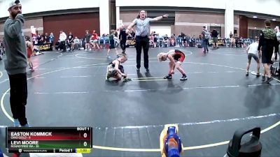 72 lbs Round 1 (4 Team) - Levi Moore, Roundtree WA vs Easton Kommick, Ohio Gold