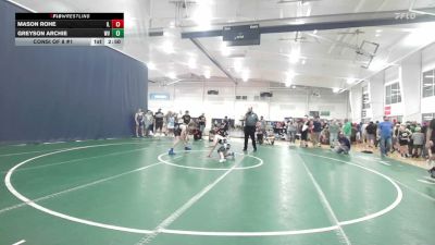 120 lbs Consi Of 8 #1 - Mason Rohe, IL vs Greyson Archie, WV