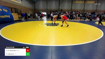 168 lbs Consi Of 8 #2 - Clay Giddens-Buttram, Bixby (OK) vs Kaden Bennie, Layton (UT)