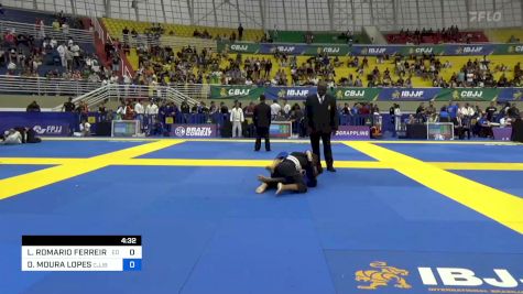 LUCAS ROMARIO FERREIRA DE CAMARG vs DENILSON MOURA LOPES 2023 Brasileiro Jiu-Jitsu IBJJF