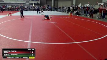 75 lbs Champ. Round 1 - Griffin Olson, Benson vs Lukas Levenick, Prior Lake