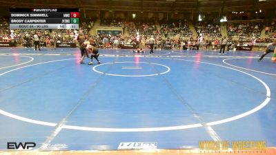 90 lbs Consi Of 16 #2 - Dominick Sinnwell, Immortal Athletics WC vs Brody Carpenter, Joneaville Youth Wreslinh Club